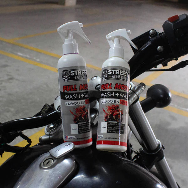 Combo 2 Lavado en Seco para Moto (FULL MOTO WASH + WAX)