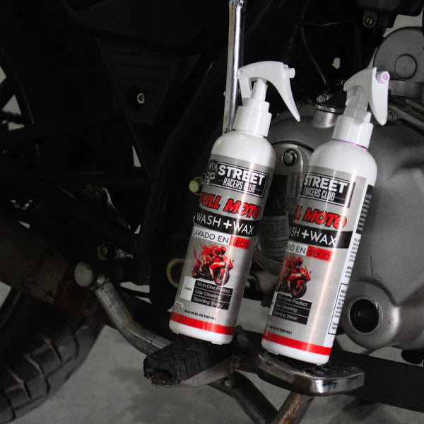 Combo 2 Lavado en Seco para Moto (FULL MOTO WASH + WAX)