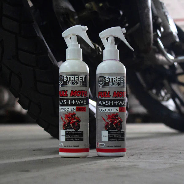 Combo 2 Lavado en Seco para Moto (FULL MOTO WASH + WAX)