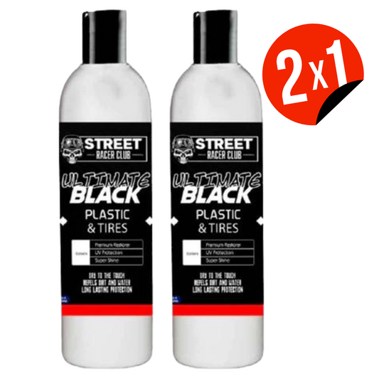 2X1 Restaurador Total Ultimate Black: Renovación Completa de Partes Negras 500ml